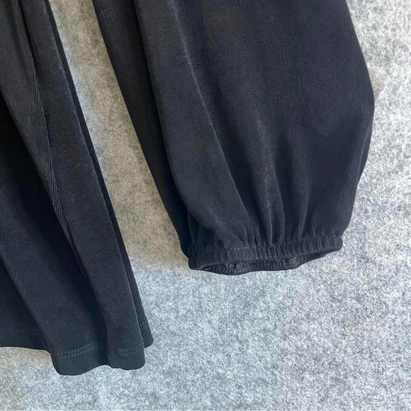 CHICO'S Travelers Long Sleeve Black Tunic Elastic Cuff Black Size 3 (US 16 / 18) - Picture 5 of 10